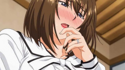 【エロアニメ】自分が犯した罪にけりをつけるため同窓会に参加した人妻、触られていないのに元教師の言葉に反応して昔を思い出して体が疼いちゃう！の画像