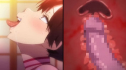 【エロアニメ】清楚な幼馴染との初Ｈで違和感。実は裏でヤリチン男の肉便器に堕ちており、俺とのピストン後に即男を呼び出し白目阿呆顔でイキ狂っていた。の画像