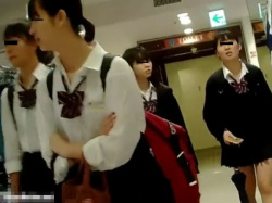 【HD盗撮動画】即削除!マジもの危険パンチラ!ウブロリJC中◯生のパンティ映像混入!!の画像