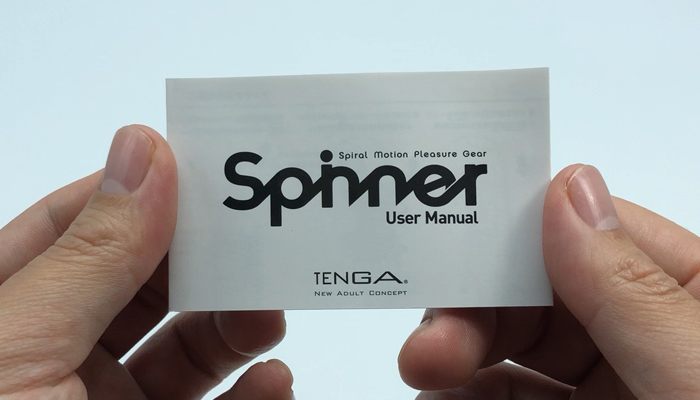 TENGA SPINNER 01TETRAの説明書の画像