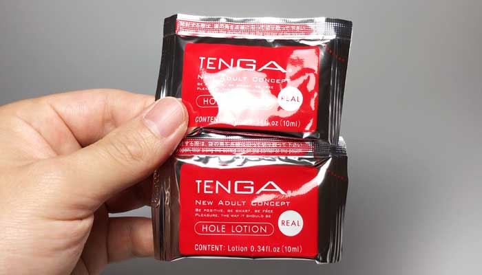 TENGA FLIP 0に付属していたローションの画像
