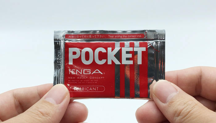 POCKET TENGA ウェイブ ラインに付属しているローションの画像