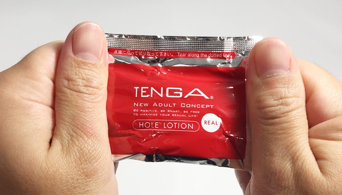 TENGA 3D ZENに付属しているローションの画像ｖ
