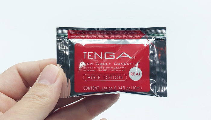 TENGA MOOVAに付属しているローションの画像