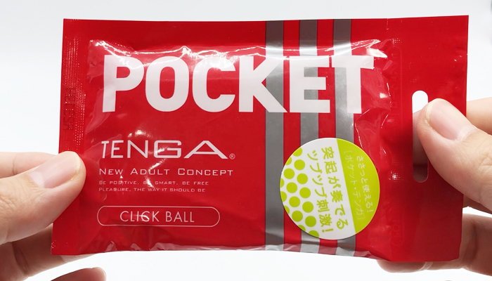 POCKET TENGA クリック ボールのパッケージ画像