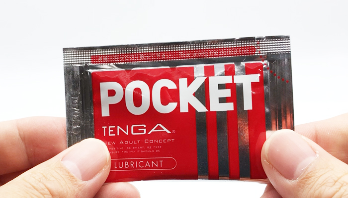 POCKET TENGA クリック ボールに付属しているローションの画像