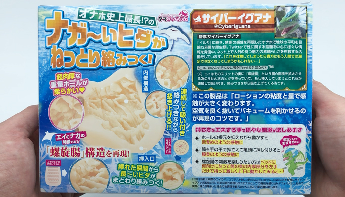 サイバーイグアナ監修！極長ヒダ名器～レイ～の内部構造の画像