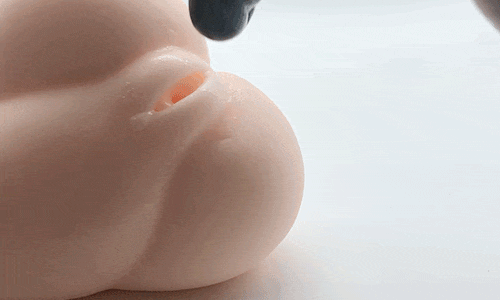 ぷにあなDXにディルドを出し入れしているアニメーション画像