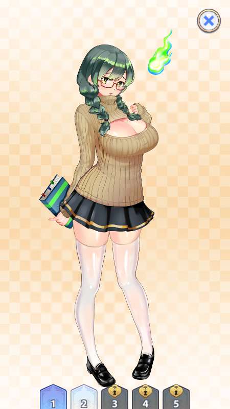 ProjectQTキャラステータス画面