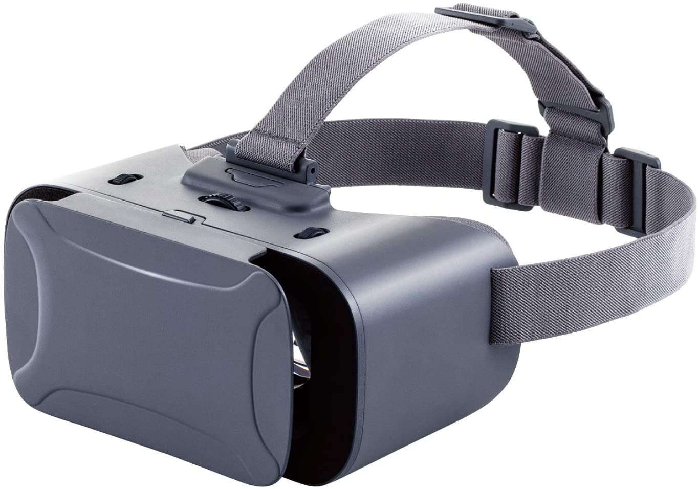  エレコム VRゴーグル VRヘッドセット 【DMMで使えるポイント付】 ピント調節 目幅調節 グレー VRG-X02PGE