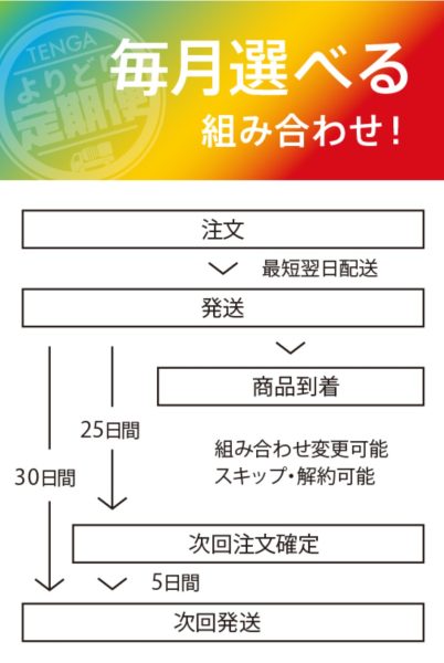 TENGAサブスク　schedule