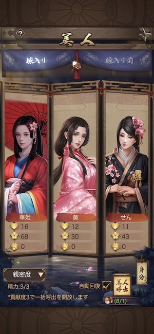 成り上がり華と武の戦国　美人ページ