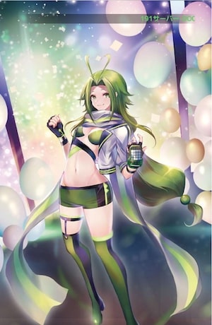 ウィクロス　緑姫の立ち絵