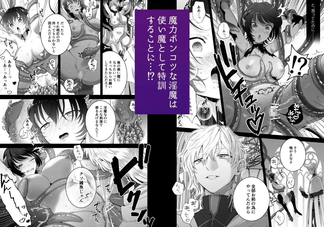 異世界転生したポンコツ淫魔はドS魔導師の使い魔になりました! サンプル画像01