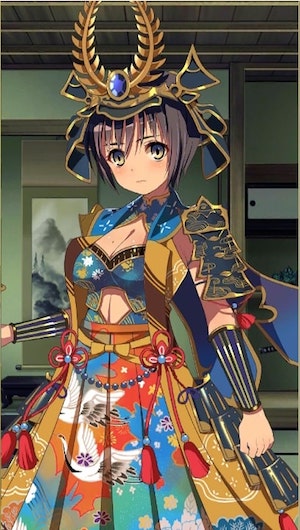 戦プロの徳川家康の立ち絵