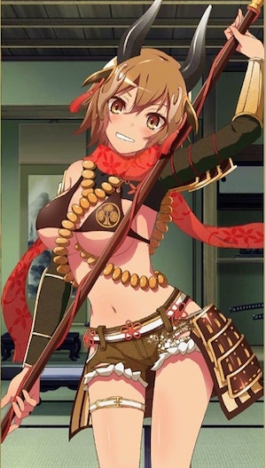 戦プロの本多忠勝の立ち絵