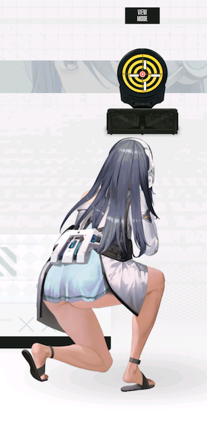 ニケのエクシアの後ろ姿