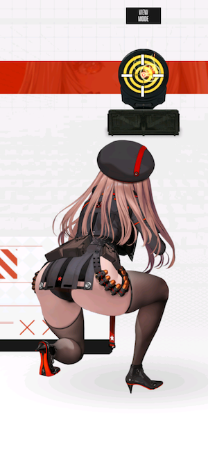 ニケのラビの後ろ姿
