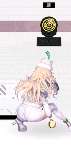 ニケのルドミラの後ろ姿
