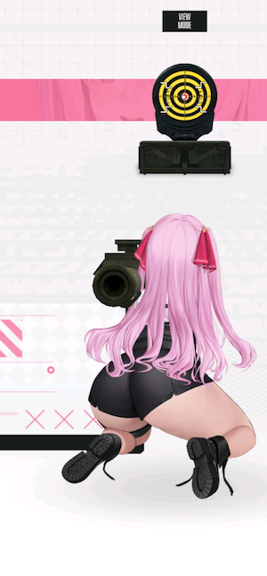 ニケのユニの後ろ姿
