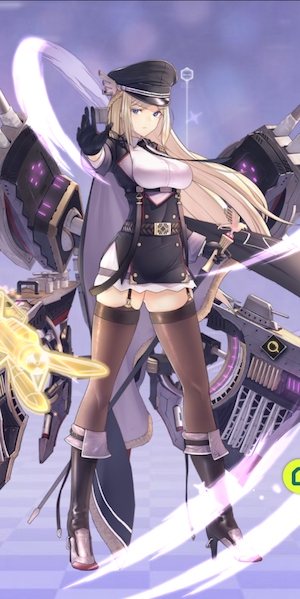 艦隊少女のグラーフの立ち絵