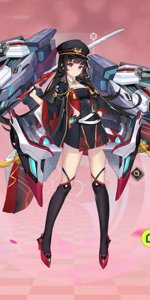 艦隊少女の榛名の立ち絵