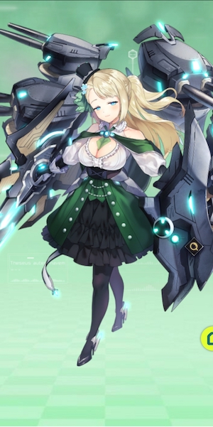 艦隊少女のレナウンの立ち絵