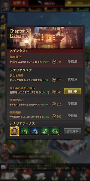 グランドマフィアのチャプターページ