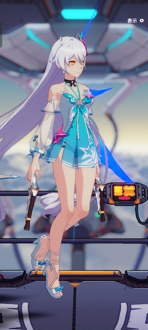 崩壊3rdのキアナのドレス姿