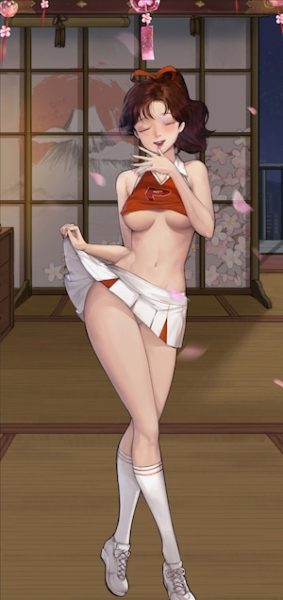下町ドリームの元子のエッチなイラスト