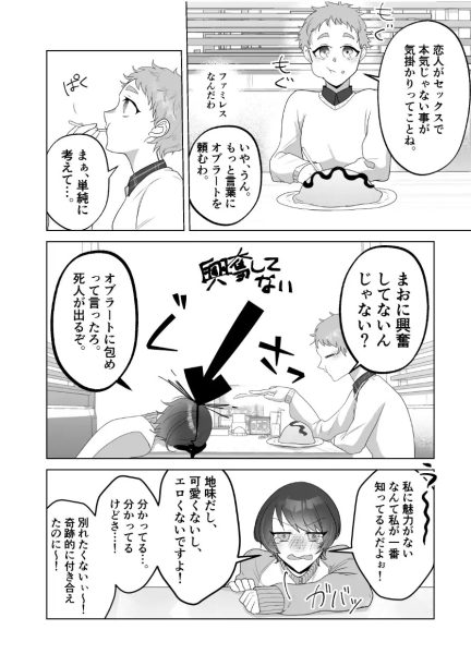 見た目は怖いけど優しい彼氏に媚薬を飲ませたら実は我慢してて抱き潰された話。 サンプル画像7-1