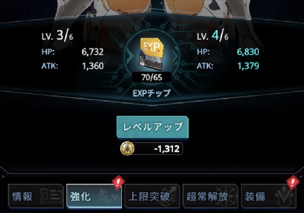 星欲少女 各キャラの強化