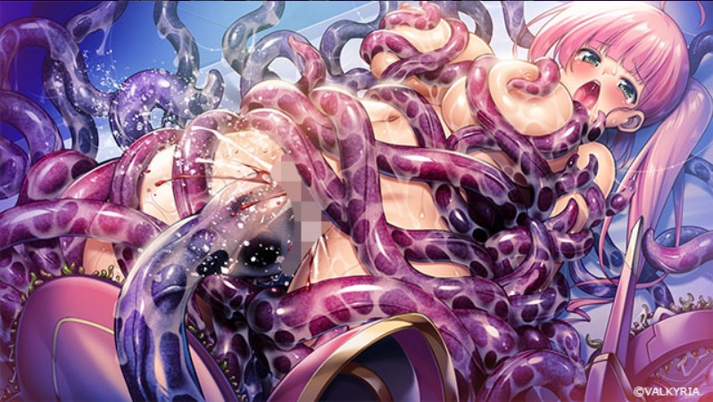 電魔絶頂☆マホウ少女スズハ〜科学と魔法と触手淫蠢〜　触手エロシーン1