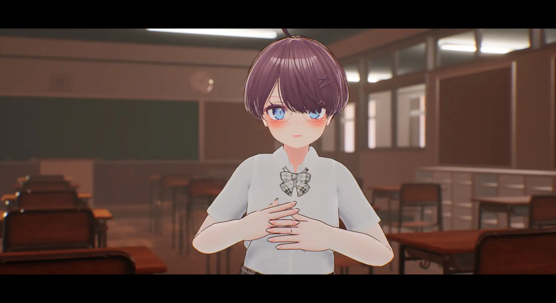 メス豚委員長の模範的ドスケベ学園生活 画像1