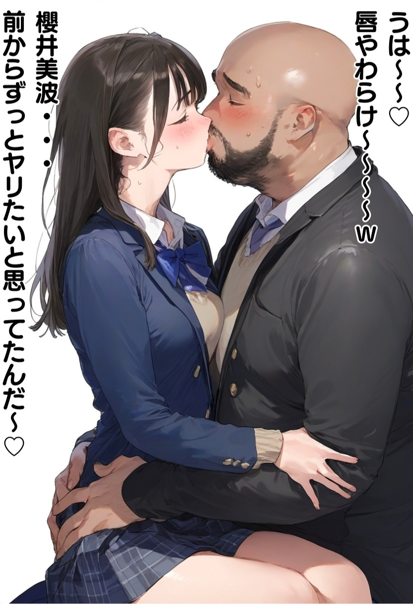 【熱血!種付け先生】少子化対策のため学園一の美少女が種付けおじさんに寝取られた件44
