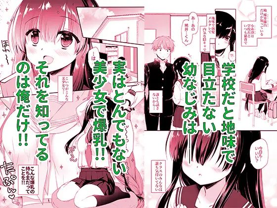 地味爆乳幼なじみのおっぱいを3時間揉み続けたら大変なことになった サンプル画像1
