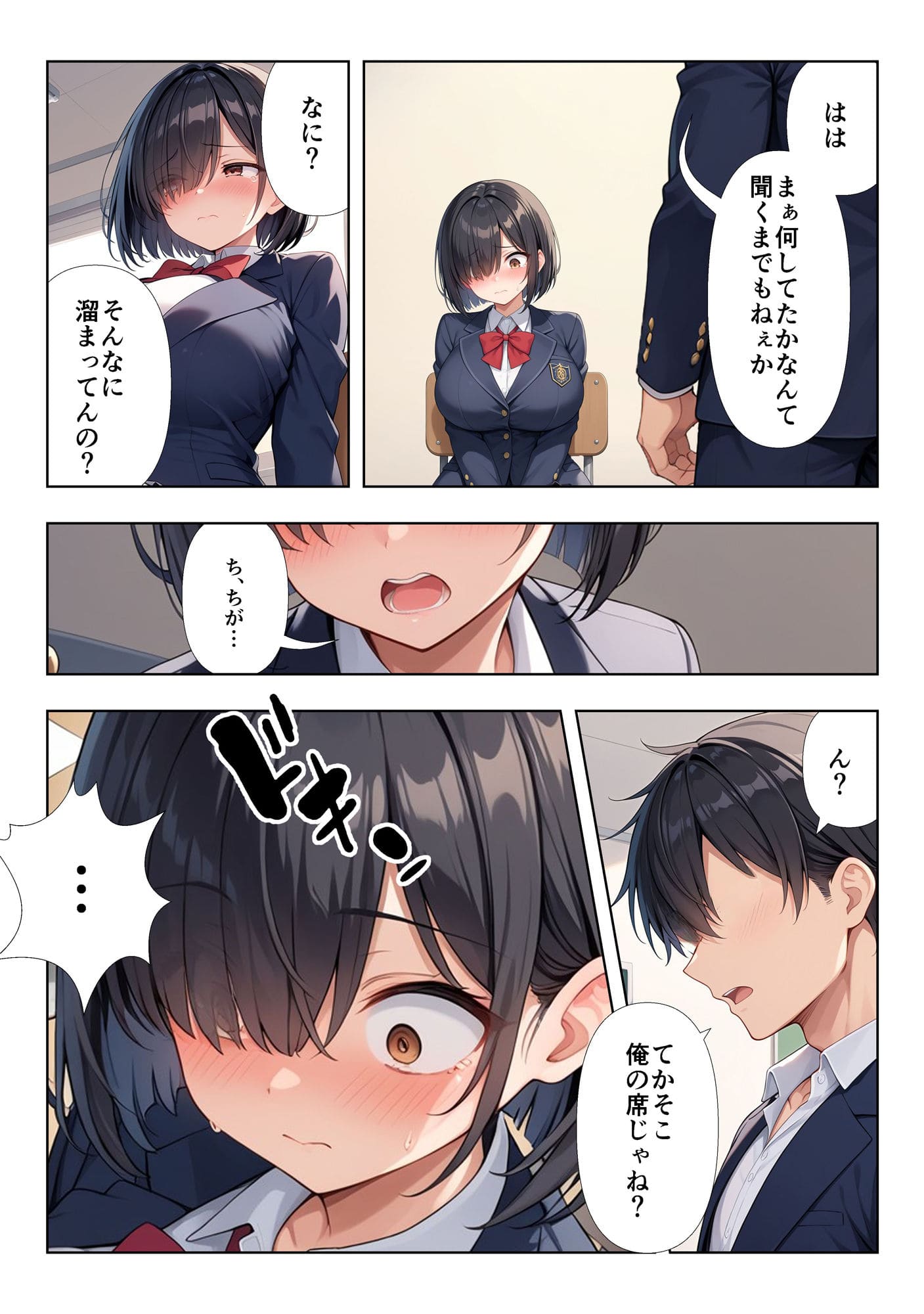 地味巨乳ちゃんの秘密の趣味 サンプル画像9