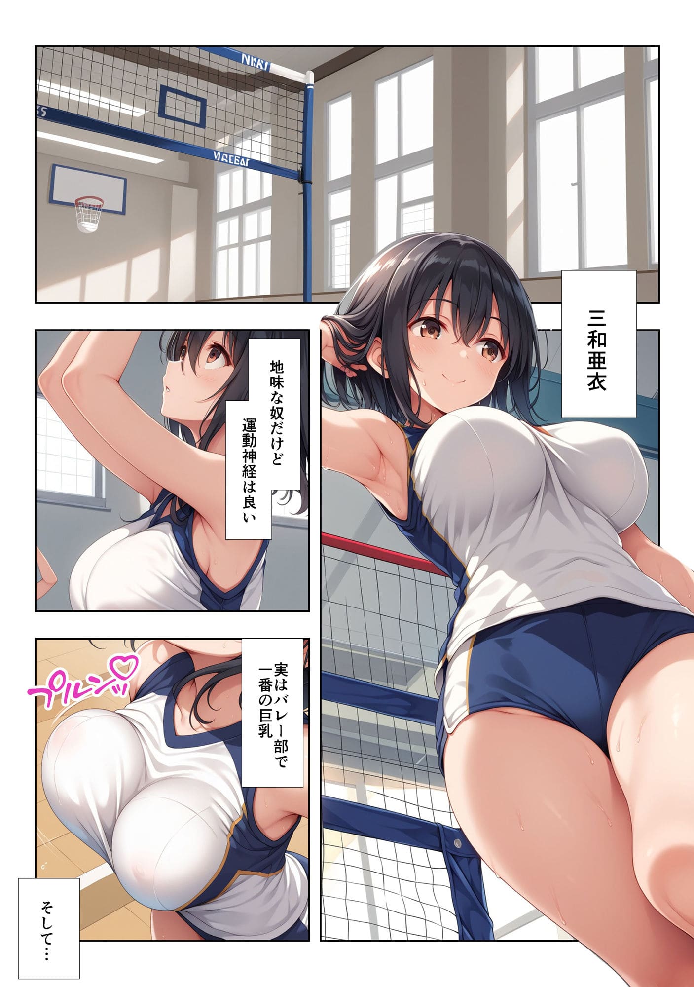 性欲つよつよバレー部彼女 サンプル画像1