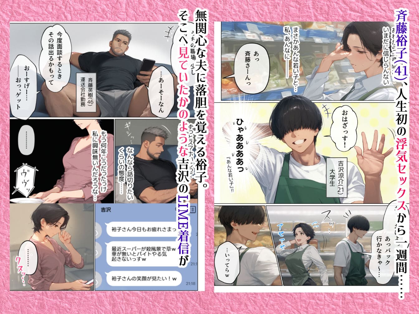バ先のパート主婦(41)とセフレになったので週三で濃厚変態セックスを仕込んだら乳首ピアスと肛門で発情するド変態主婦になった話 サンプル画像1