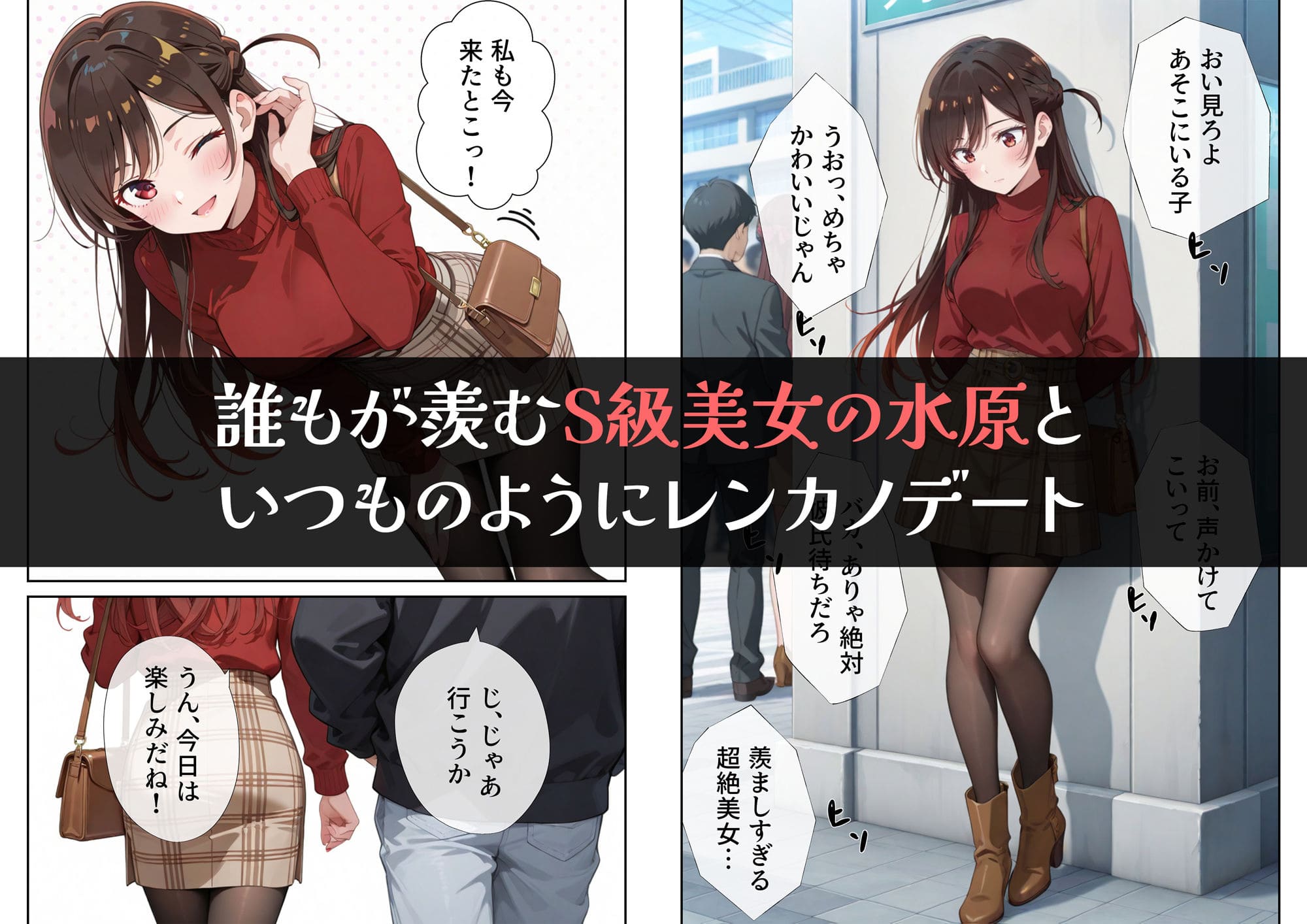 レンタル彼女、催◯洗脳で寝取ります サンプル画像1