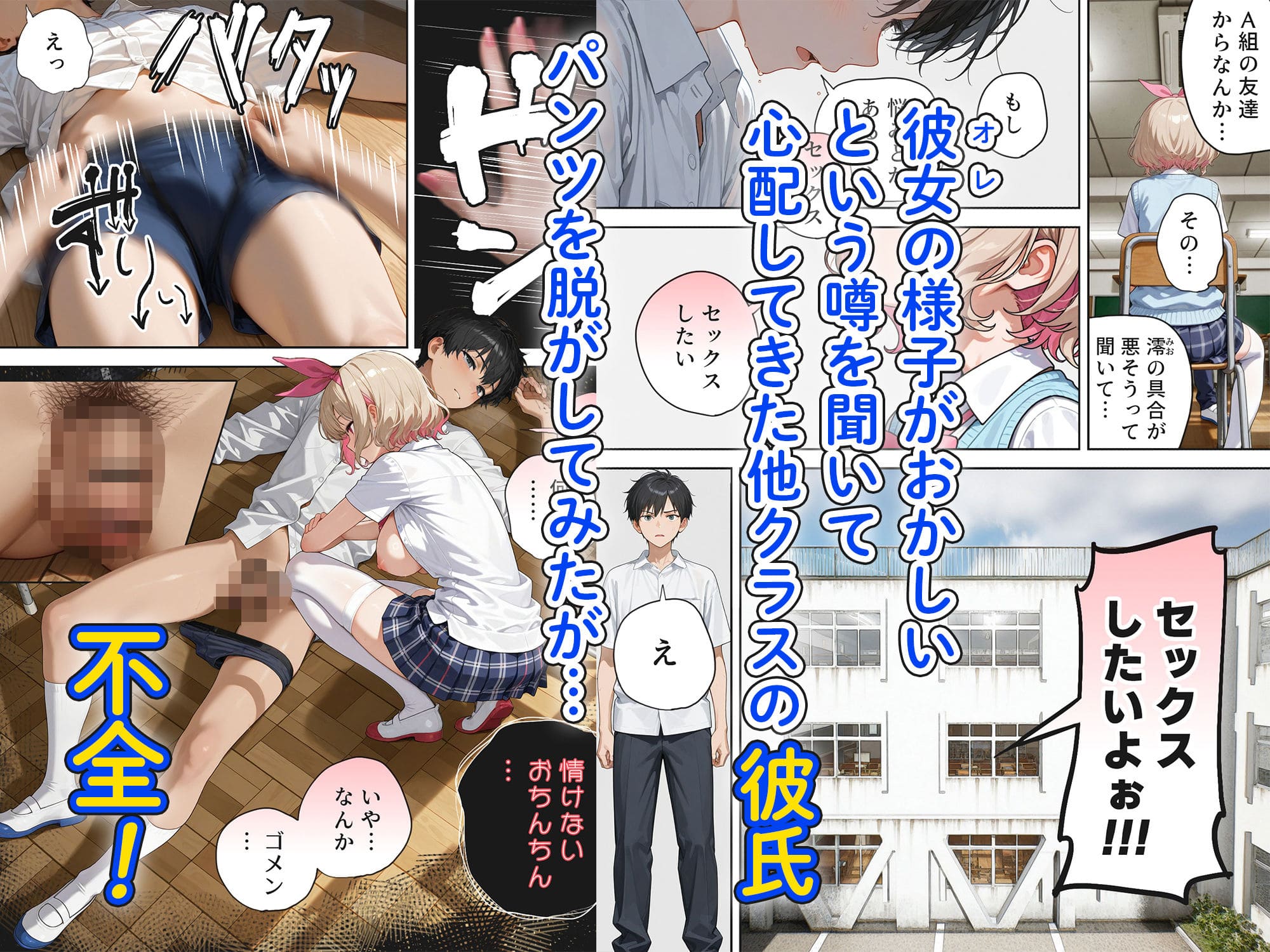 キモおじ⇔JK入れ替わり【2】クラスの男子誰の赤ちゃん孕むかな? サンプル画像4