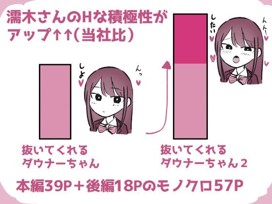 抜いてくれるダウナーちゃん テスト明けのエッチが最高すぎた編 サンプル画像9
